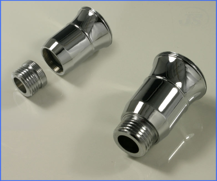 Messing Brause Adapter verchromter Messingadapter für Küchen Pull Out Armatur