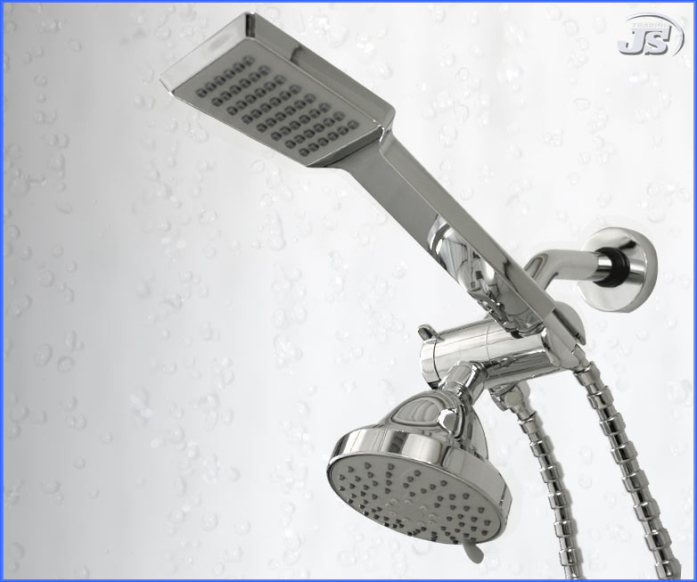 BRAUSEARM DUSCHKOPF REGENBRAUSE mit Umschalter Brauseschlauh Brausehalter