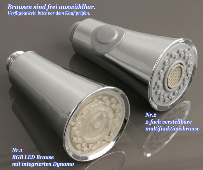 RGB LED Einhebelmischer Küchen Spültisch Armatur Wahl - RESTPOSTEN
