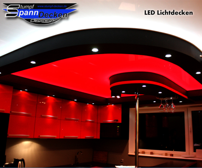Moderne Spanndecken Gestaltung und Ausstattung mit Lichtdecken 3d Lackdecken