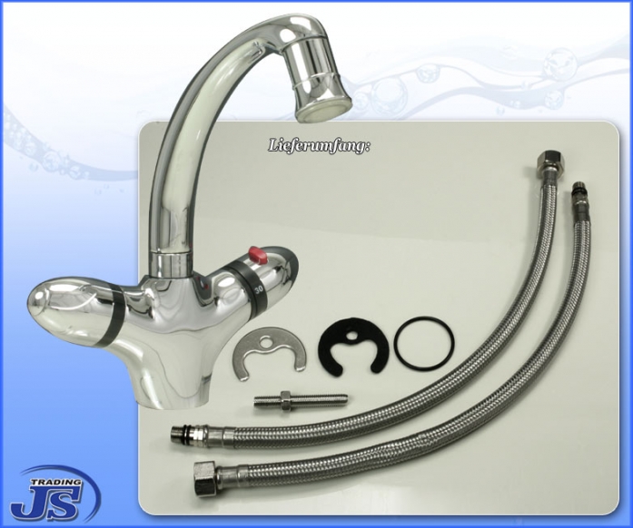 Thermostat Universal Waschbecken Armatur LED Wasserhahn