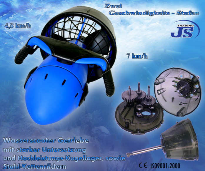 Tauchscooter-Wasserscooter Unterwasserscooter  280 Watt  2 Gang