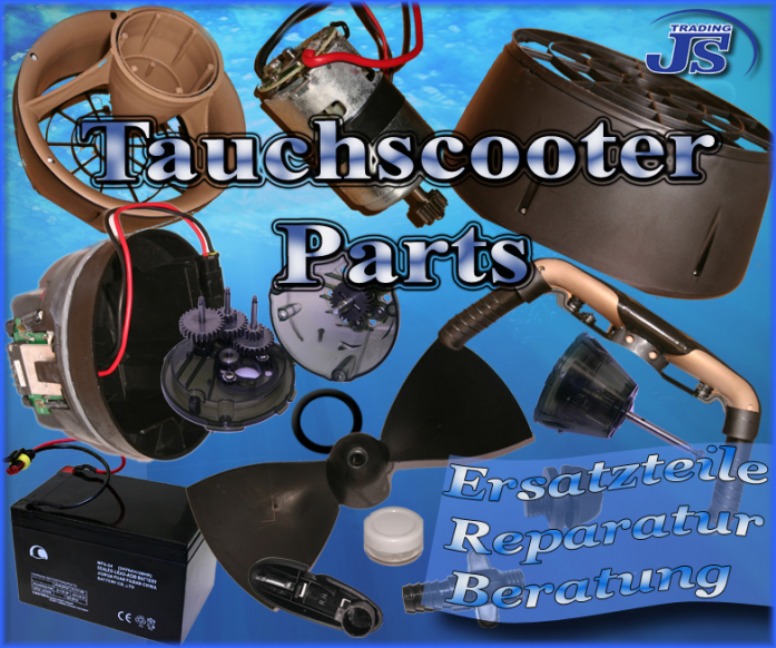 Unterwasserscooter Tauchscooter-Wasserscooter 300 Watt 2 Gang 1xAkku