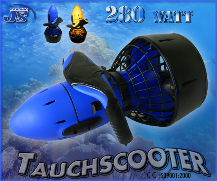 Tauchscooter-Wasserscooter Unterwasserscooter  280 Watt  2 Gang