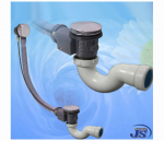 Excenter Wannenablauf mit Überlauf Siphon Badewanne Geruchsverschluss